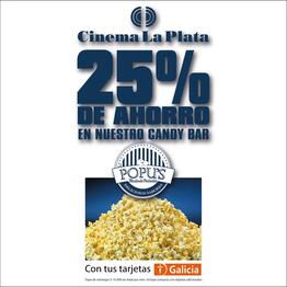 25% DE REINTEGRO EN CANDY BAR CON BANCO GALICIA